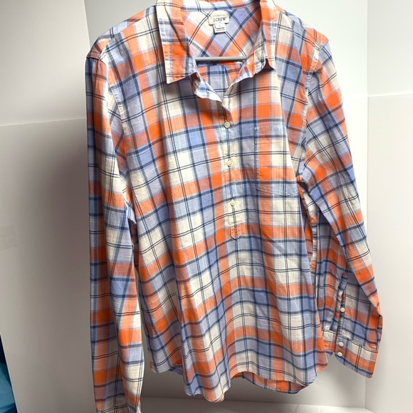 🛑SOLD🛑J CREW Women’s XL Gingham Shirt Plaid - Picture 6 of 6